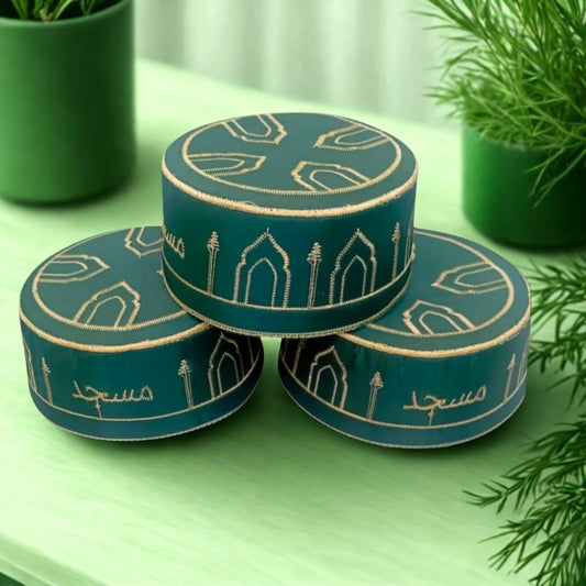 Green Color Namazi Caps Cash on Delivery in Pakistan